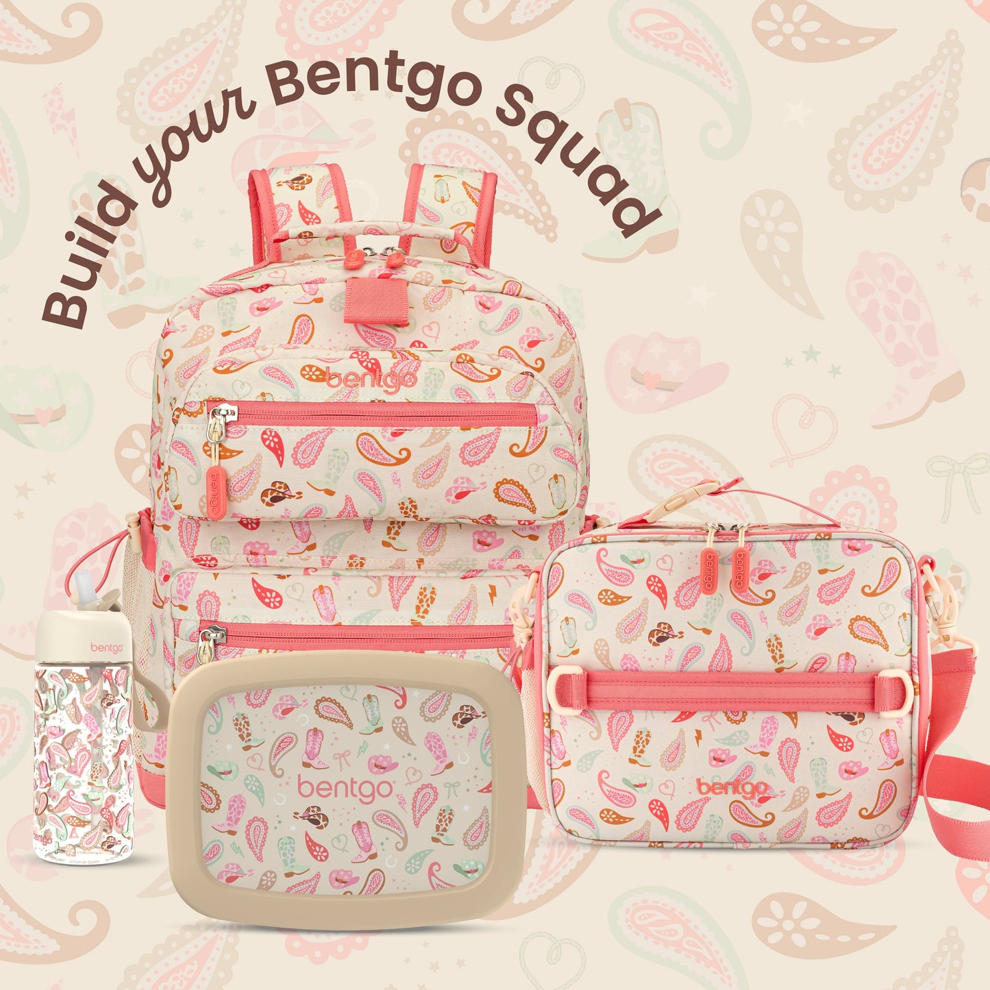 Bentgo Kids Prints Backpack - Cowgirl Dreams | Build Your Bentgo Squad