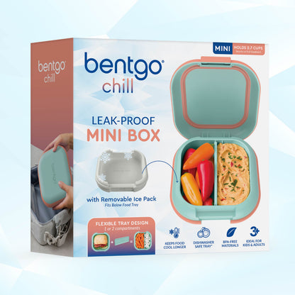 Bentgo® Chill Mini Lunch Box (2-Pack) - Seaside Papaya | Packaging Image
