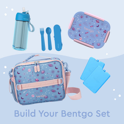 Bentgo® Kids Snap & Go Lunch Box - Lavender Galaxy | Build Your Bentgo Set
