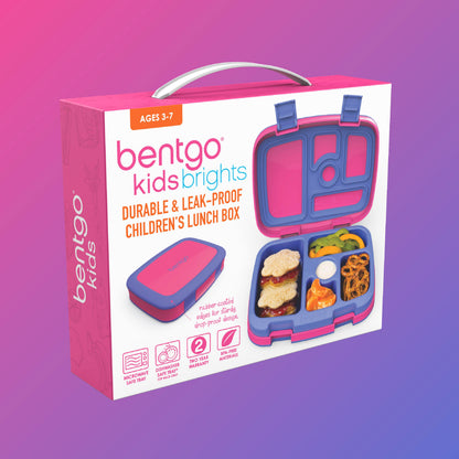 Bentgo® Kids Lunch Box - Fuchsia | Packaging