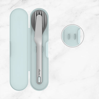 Bentgo Stainless Travel Utensil Set - Aqua